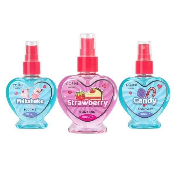 COSMI ITALIA Cosmi Acqua Corpo Profumata Deliciuos Hearts 80ml - Fragranze Miste - MegaPrezzo