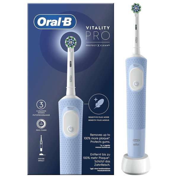 AZ - ORAL B Oral-B Spazzolino Elettrico Vitality Pro Bianco Blu - MegaPrezzo
