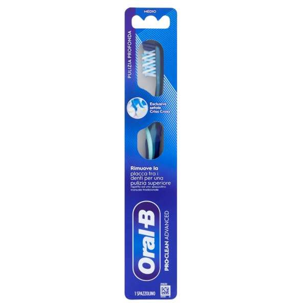 AZ - ORAL B Oral-B Spazzolino Pro-Clean Advanced Pulizia Profonda - Medio - MegaPrezzo