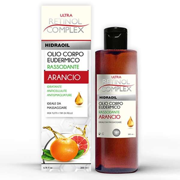 RETINOL COMPLEX Ultra Retinol Complex Olio Corpo Eudermico Rassodante Arancio - 200ml - MegaPrezzo
