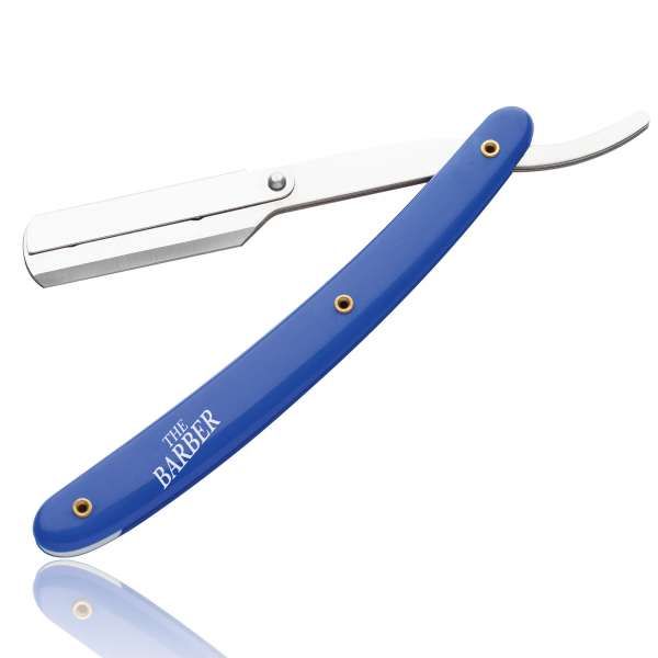 XANITALIA The Barber English Blu Rasoio Mezza Lama Intercambiabile - MegaPrezzo