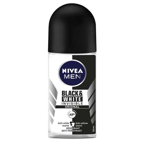 Nivea Men Deodorante Roll-On Black e White Invisible Original - 50ml