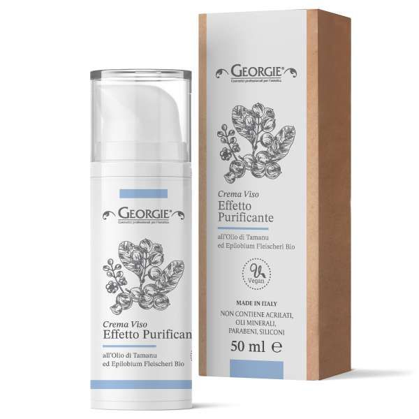 Georgie Crema Viso Effetto Purificante con Olio di Tamanu - 50ml