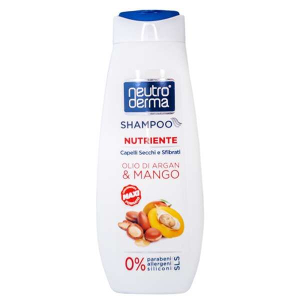 Neutro Derma Shampoo 500ml - Olio di Argan e Mango