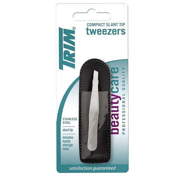 TRIM Trim Pinzetta Viso Mini Inox con Astuccio - MegaPrezzo
