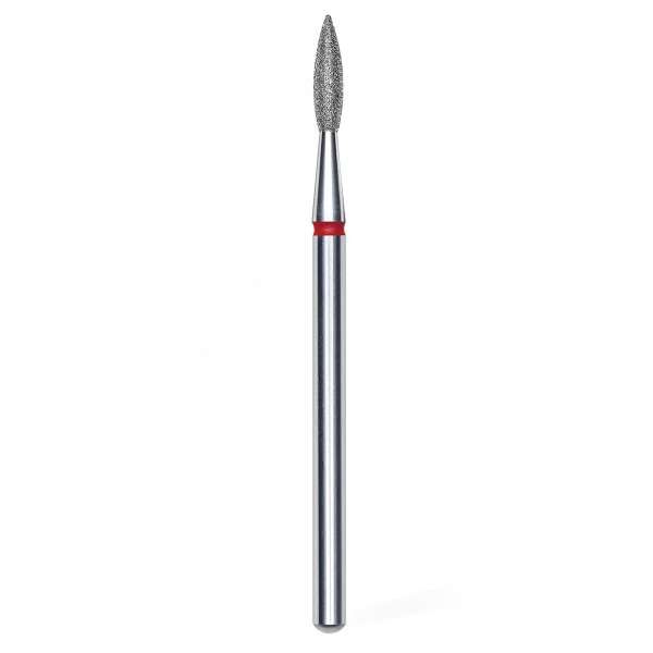 STALEKS PRO Staleks Pro Punta Fresa Diamantata Fiamma Acuta 2,1 Rosso - 8mm - MegaPrezzo