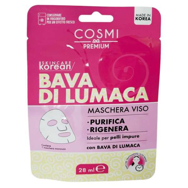 COSMI ITALIA Cosmi Maschera Viso Korean - Bava di Lumaca - MegaPrezzo