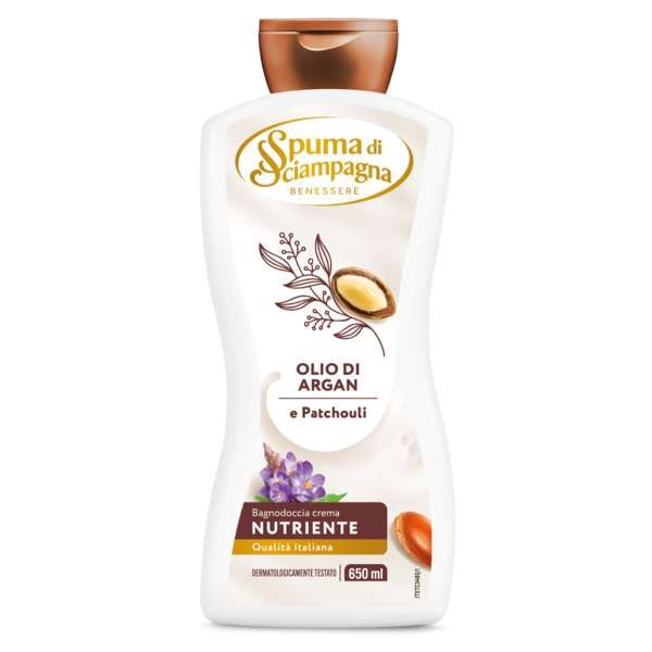 Spuma di Sciampagna Bagnodoccia Crema 650ml - Argan e Patchouli