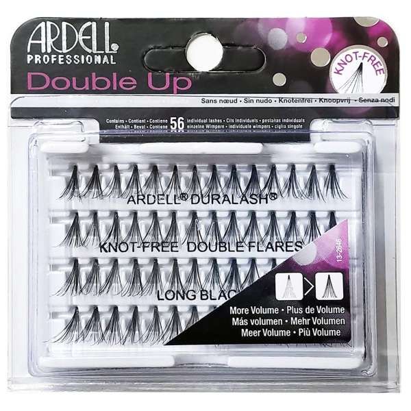 ARDELL PROFESSIONAL Ardell Ciglia Finte Double Up Individuals Knot Free - Long Black - MegaPrezzo