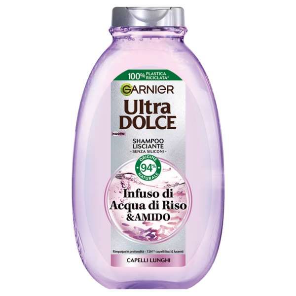 GARNIER Garnier Ultra Dolce Shampoo Infuso Acqua di Riso - 250ml - MegaPrezzo