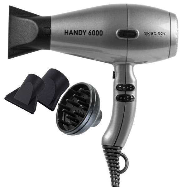 TECNO ELETTRA Tecno Elettra Handy 6000 Superpower Phon 2500W - Silver - MegaPrezzo