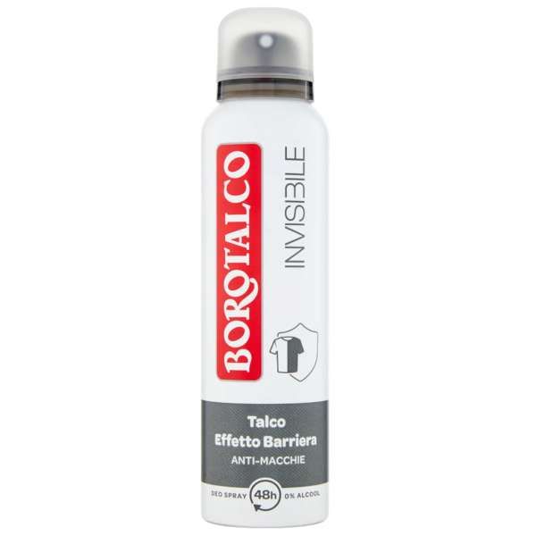 Borotalco Deodorante Spray Invisibile Grigio - 150ml