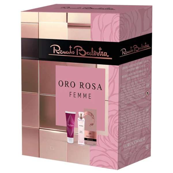 RENATO BALESTRA Renato Balestra Cofanetto Oro Rosa Donna Profumo EDP e Body Lotion - MegaPrezzo