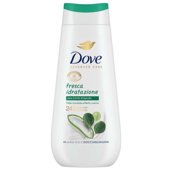 DOVE Dove Docciaschiuma Corpo 225ml - Fresca Idratazione - MegaPrezzo
