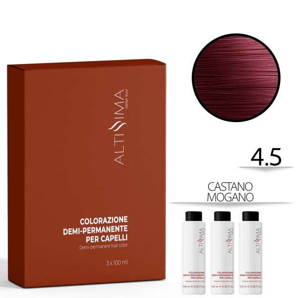 ALTISSIMA Altissima Tintura Capelli Demi-Permanente 3x100ml - 4.5 - MegaPrezzo