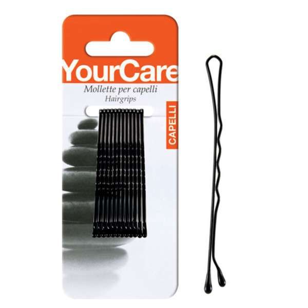 YourCare Mollette Ondulate Capelli 2.5 Nero - 12pz