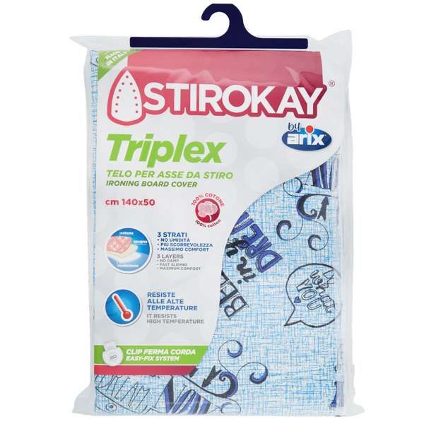 ARIX Arix Stirokay Triplex Telo Asse da Stiro 140x50cm - MegaPrezzo