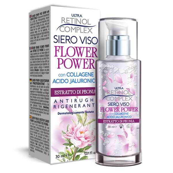 RETINOL COMPLEX Ultra Retinol Complex Siero Viso Flower Power - 30ml - MegaPrezzo