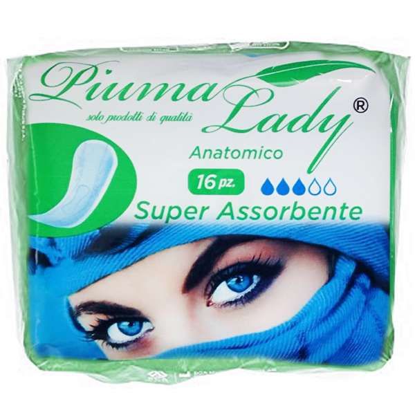 Piuma Lady Assorbenti Anatomici - 16pz