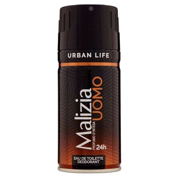 MALIZIA Malizia Deodorante Uomo Urban Life - 150ml - MegaPrezzo