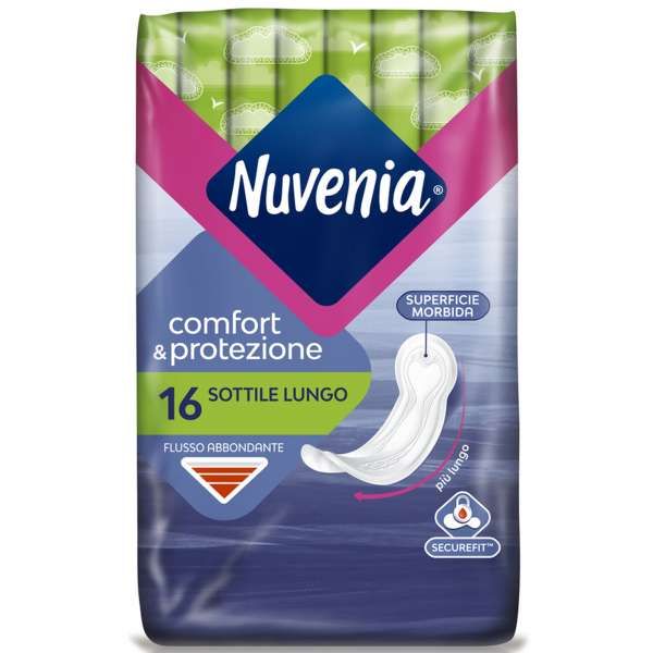 Nuvenia Assorbenti Sottile Lungo - 16pz