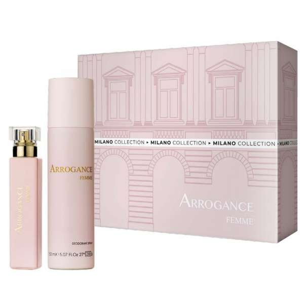 ARROGANCE Arrogance Femme Cofanetto con Deodorante e Profumo - MegaPrezzo
