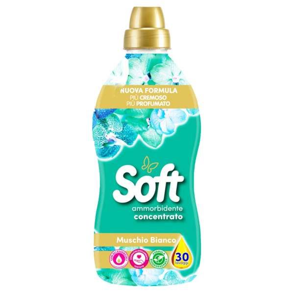 Soft Ammorbidente Concentrato 750ml - Muschio Bianco