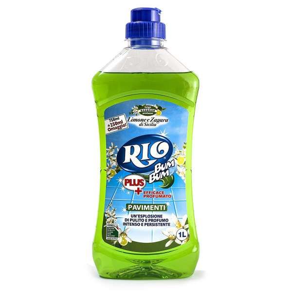Rio Bum Bum Plus Pavimenti 1000ml - Limone e Zagara
