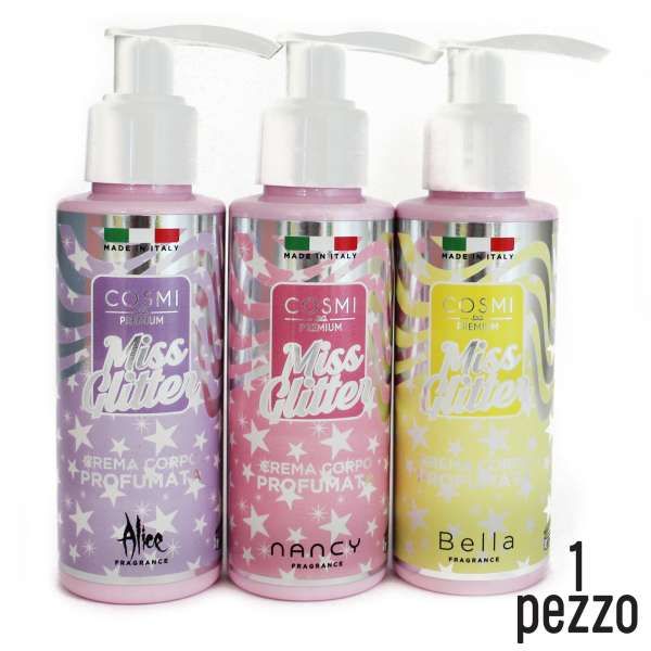 COSMI ITALIA Cosmi Miss Glitter Crema Corpo Profumata - Fragranze Miste - MegaPrezzo
