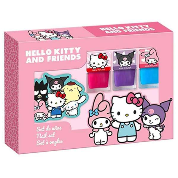 KIDSOAP Hello Kitty Cofanetto Nail Art per Unghie - MegaPrezzo