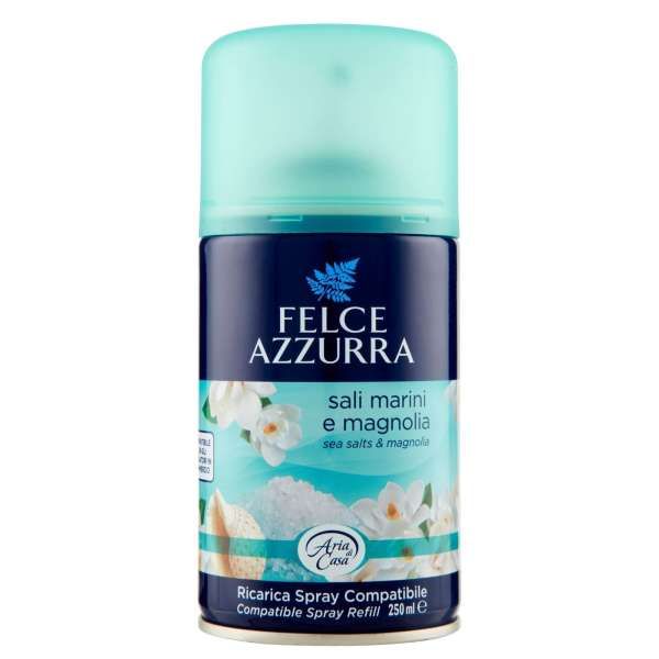 FELCE AZZURRA Felce Azzurra Deodorante Ricarica Spray 250ml - Sali Marini e Magnolia - MegaPrezzo