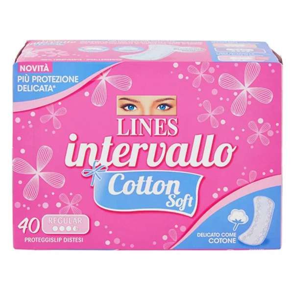LINES Lines Intervallo Cotton Soft Proteggislip Distesi - 40pz - MegaPrezzo