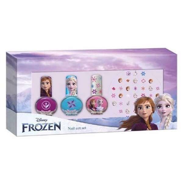 KIDSOAP Frozen Kit Nail Art Set con Smalti e Decorazioni - MegaPrezzo