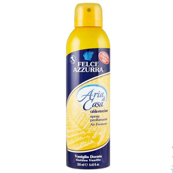 FELCE AZZURRA Felce Azzurra Deodorante Casa Spray 250ml - Vaniglia Dorata - MegaPrezzo