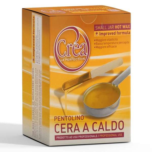 HOLIDAY Crea Perfection Pentolino con Cera a Caldo 120ml - Gialla - MegaPrezzo