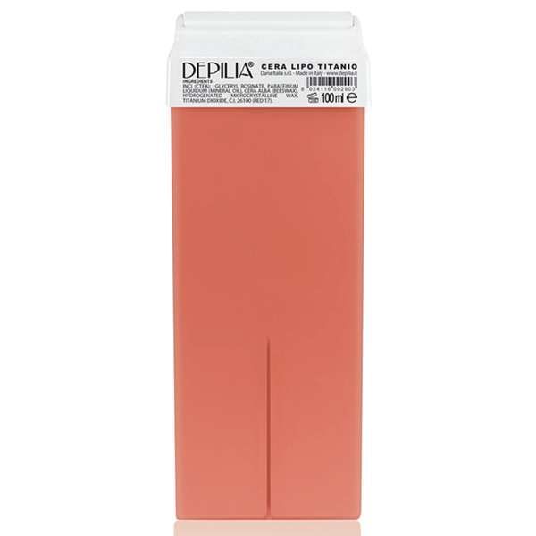 DEPILIA Depilia Rullo Cera Epilatoria Liposolubile 100ml - Titanio - MegaPrezzo