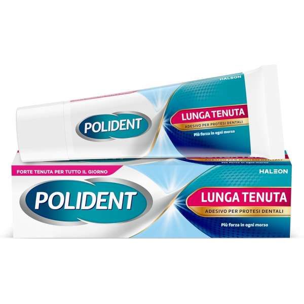 Polident Crema Adesiva Protesi Dentali 40gr - Lunga Tenuta