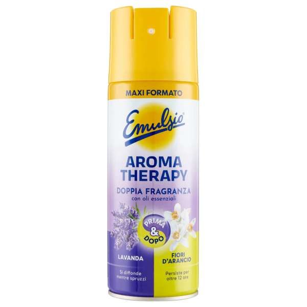 EMULSIO Emulsio AromaTherapy Deodorante Spray 350ml - Lavanda e Arancio - MegaPrezzo