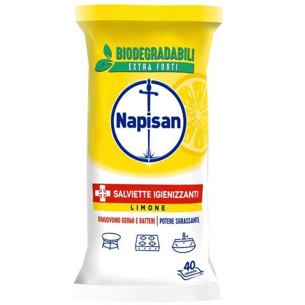 Napisan Salviettine Igienizzanti Casa 40pz - Limone