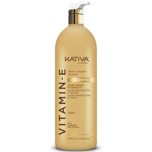 KATIVA Kativa Vitamin-E Shampoo Riparatore Ultra Repair - 1000ml - MegaPrezzo
