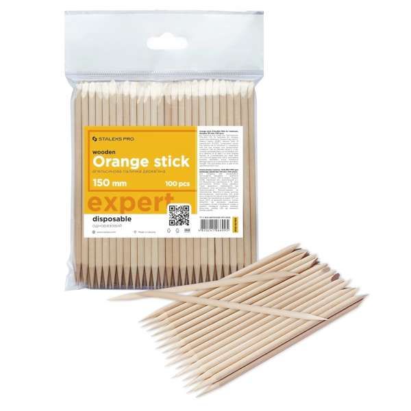 STALEKS PRO Staleks Pro Bastoncino d'Arancio in Legno 150mm - 100pz - MegaPrezzo