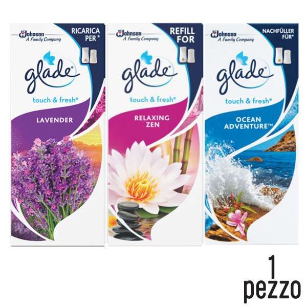 Glade Microspray Ricarica Bagno 1pz - Fragranze Miste