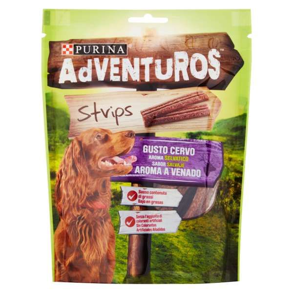 Purina Adventuros Strips per Cane - Cervo