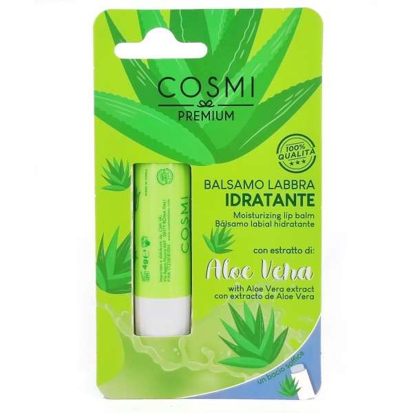 COSMI ITALIA Cosmi Balsamo Labbra Idratante Stick - Aloe Vera - MegaPrezzo
