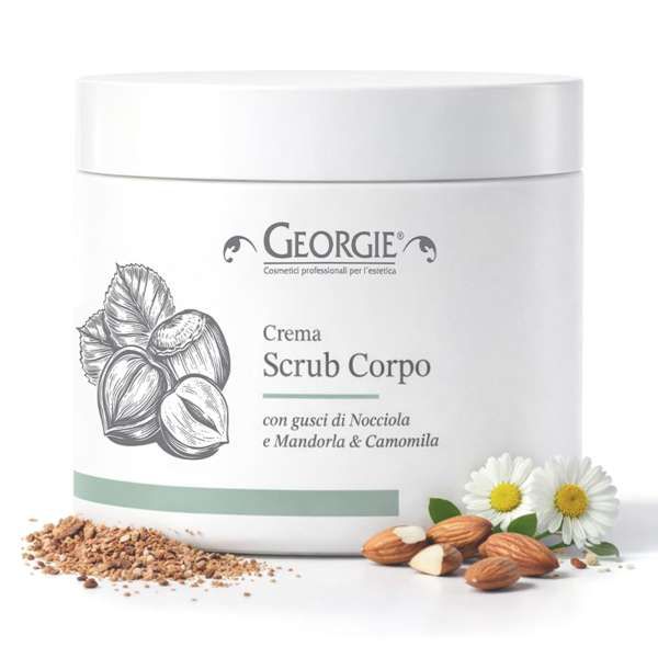 Georgie Crema Scrub Corpo con Mandorla e Camomilla - 500ml