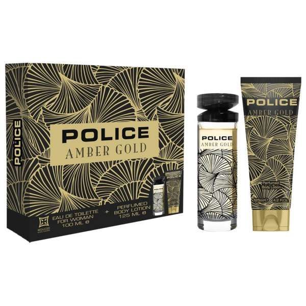 Police Cofanetto Amber Gold con Profumo e Body Lotion