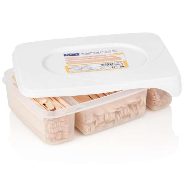 XANITALIA Xanitalia Premium Spatole Stendicera Abbassalingua in Legno Misti - 300pz - MegaPrezzo