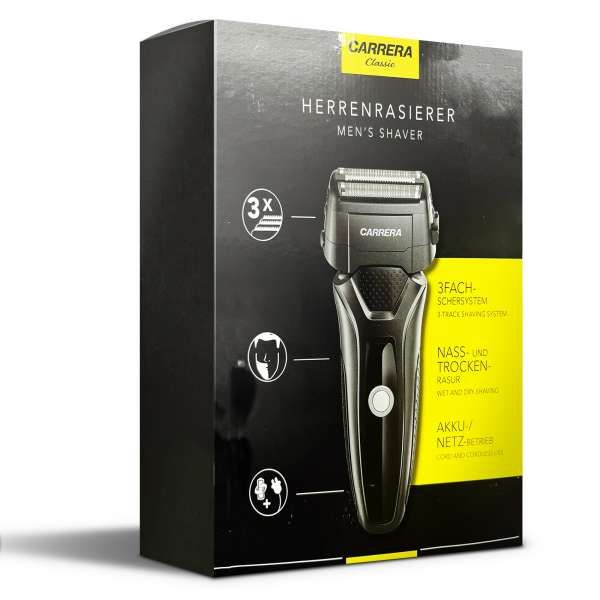Carrera Classic Rasoio Elettrico da Barba Herrenrasierer
