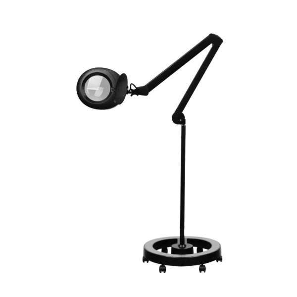 Elegante Lampada LED 6025 Lente con Stativo 5 Diottrie - Nero
