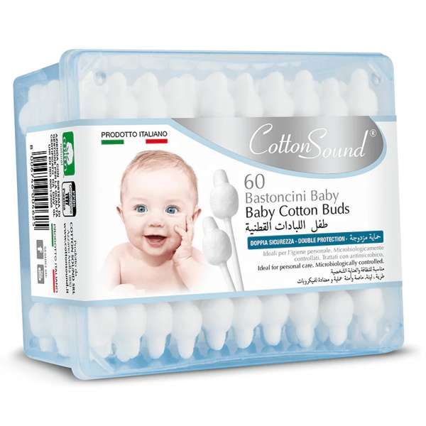 Cotton Sound Bastoncini Cotton Fioc Baby - 60pz